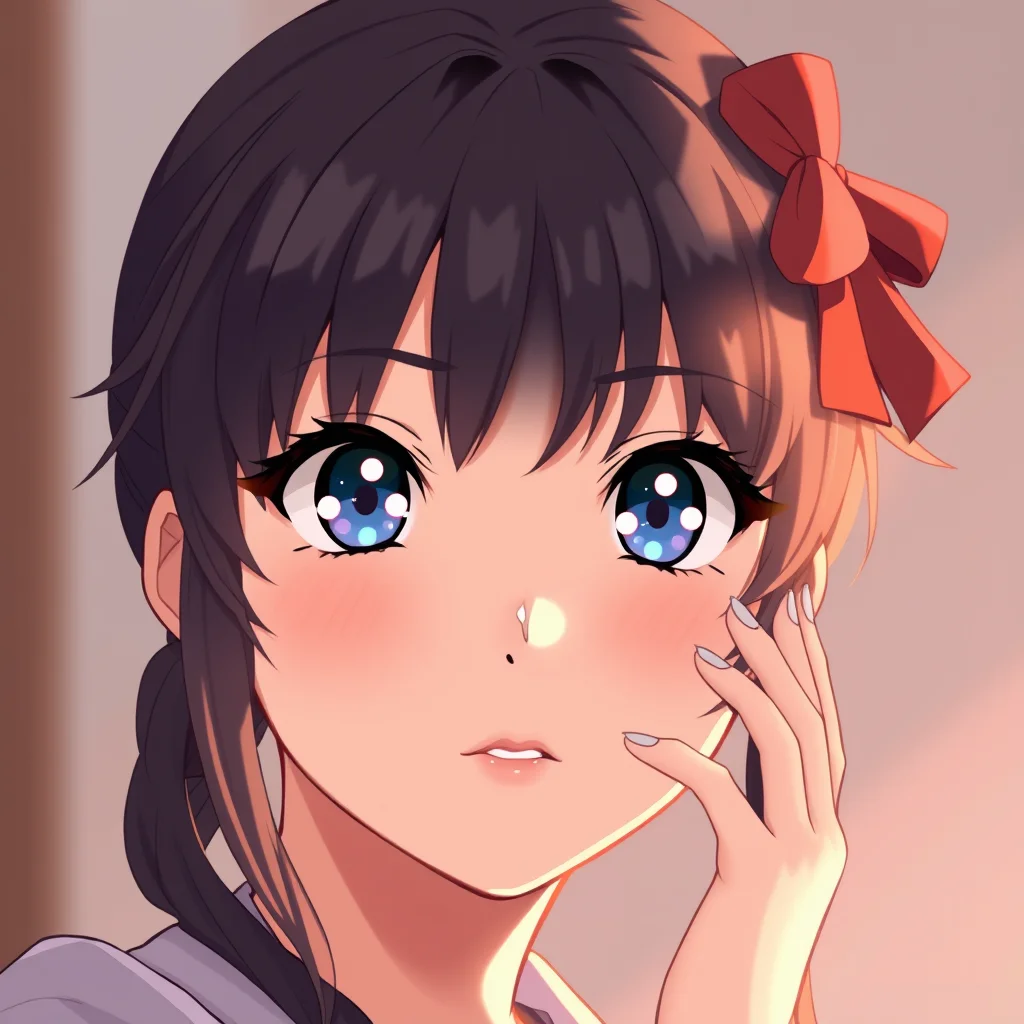 Anime NSFW AI image generator example - stylized illustration