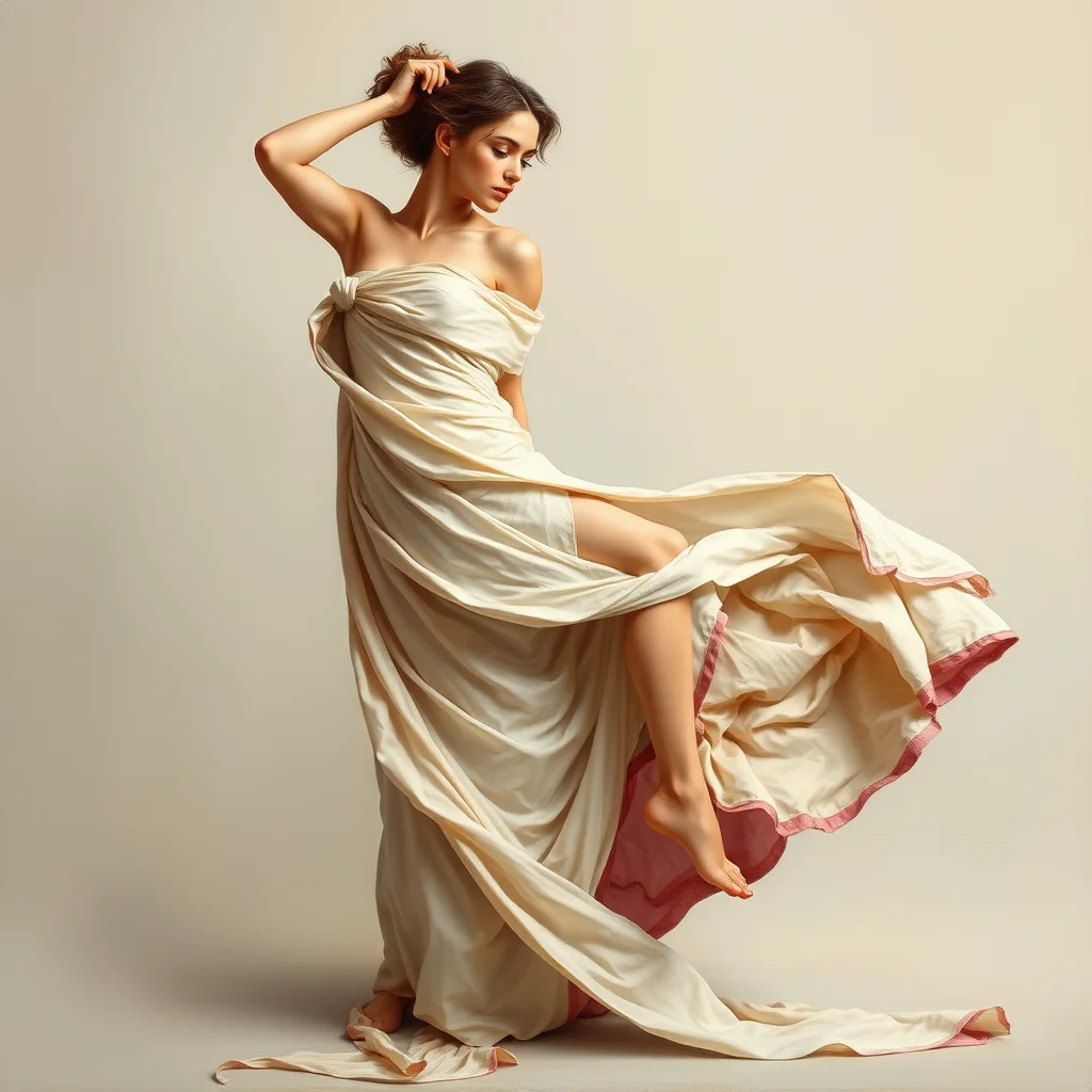 NSFW AI generator test output - boudoir photography style