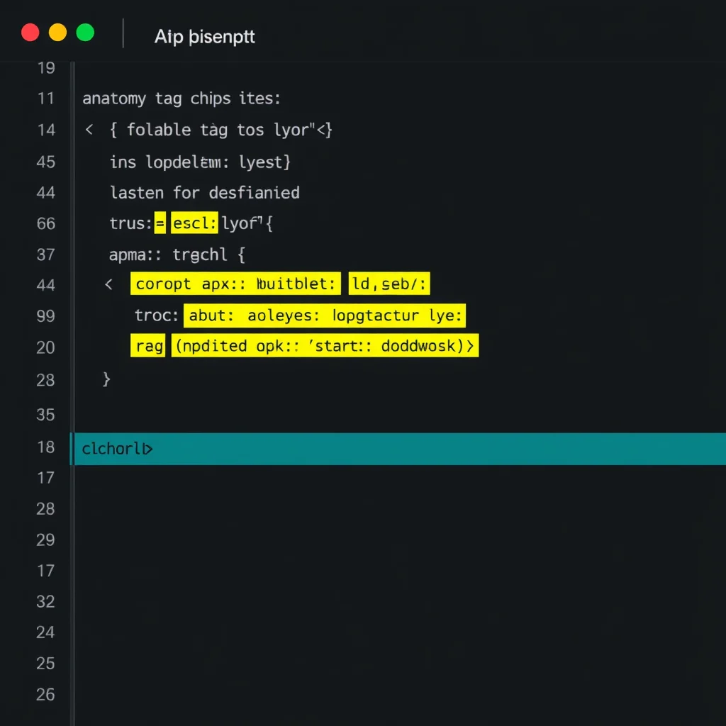 Nsfw futanari ai generator: a prompt editor with anatomy tag chips highlighted on a dark interface (illustration)