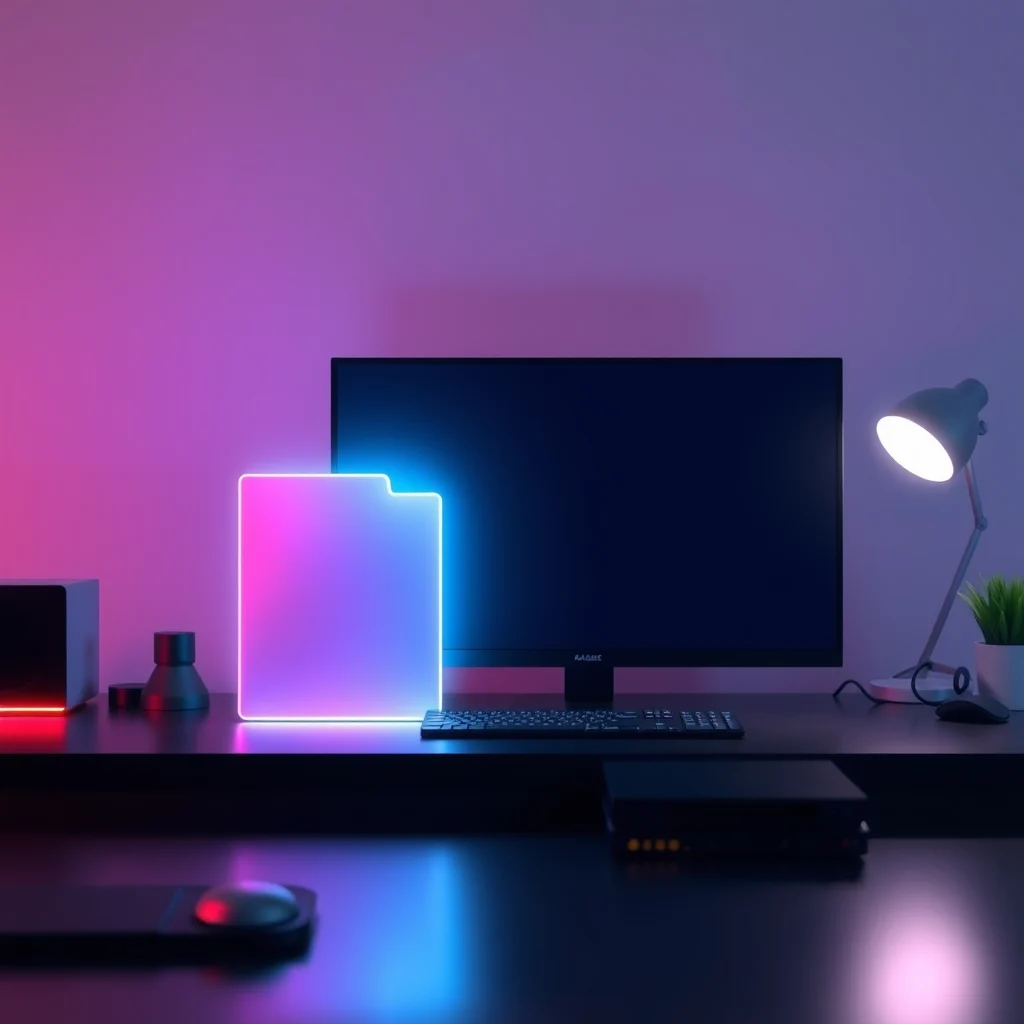 A NSFW Stable Diffusion checkpoint file on a dark desk beside a graphics card