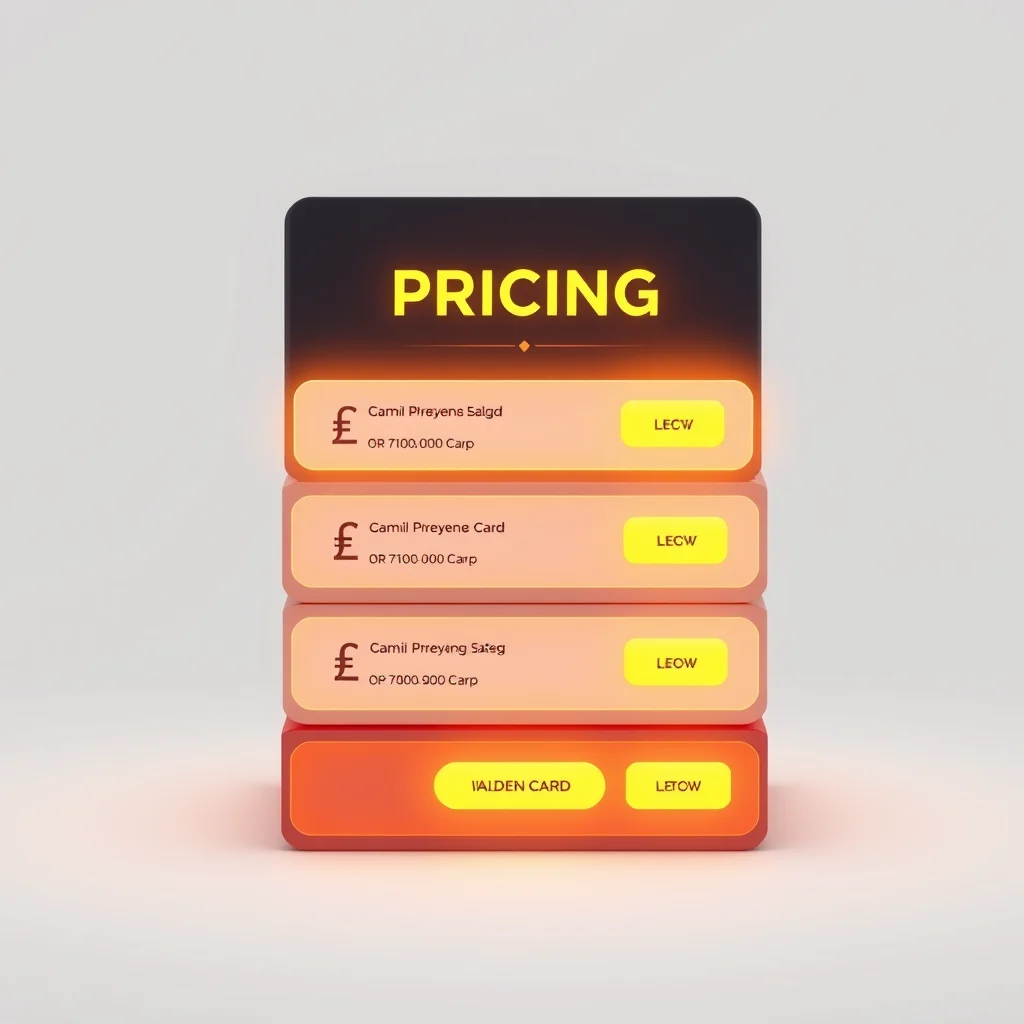NSFW AI image generation cost shown as three pricing-tier cards