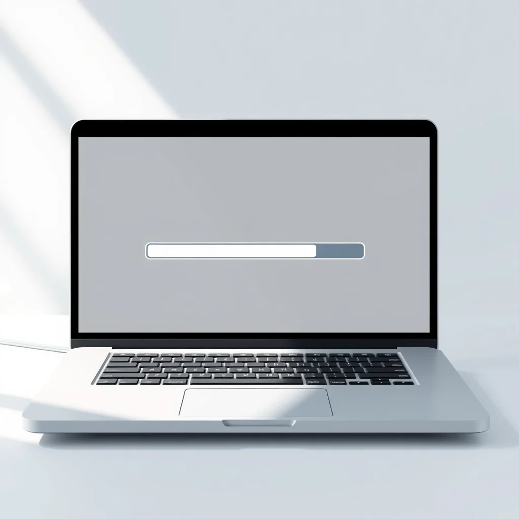 A Mac generating a NSFW AI image with an on-screen progress bar