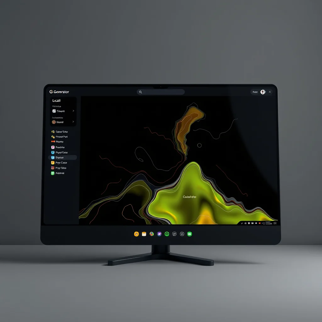 Nsfw ai image generator github: a local generator ui rendering an abstract result on a desktop (illustration)