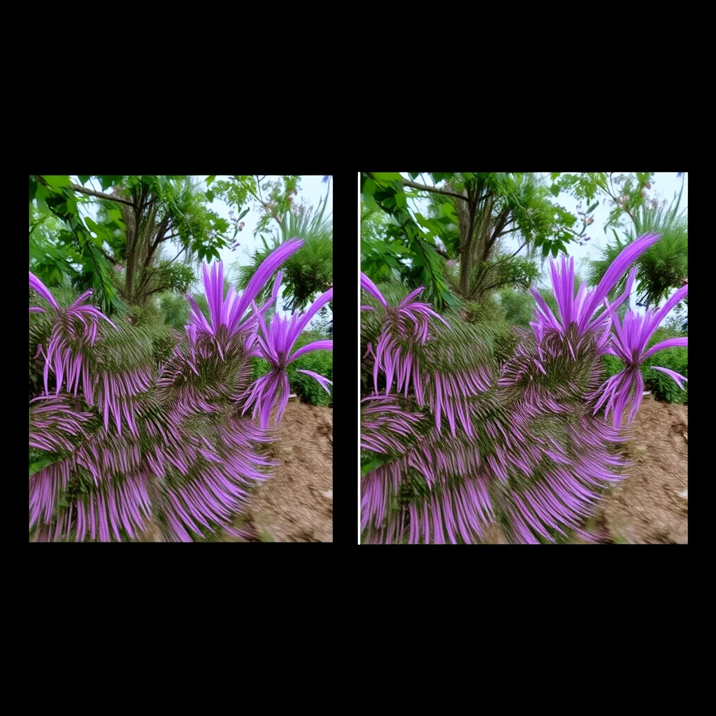 Ia porno gif: comparison panel of a still image versus a looping motion preview (ilustracao)
