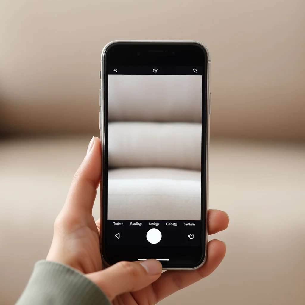 Ia porno gif: a phone showing a generated short looping clip ready to share (ilustracao)
