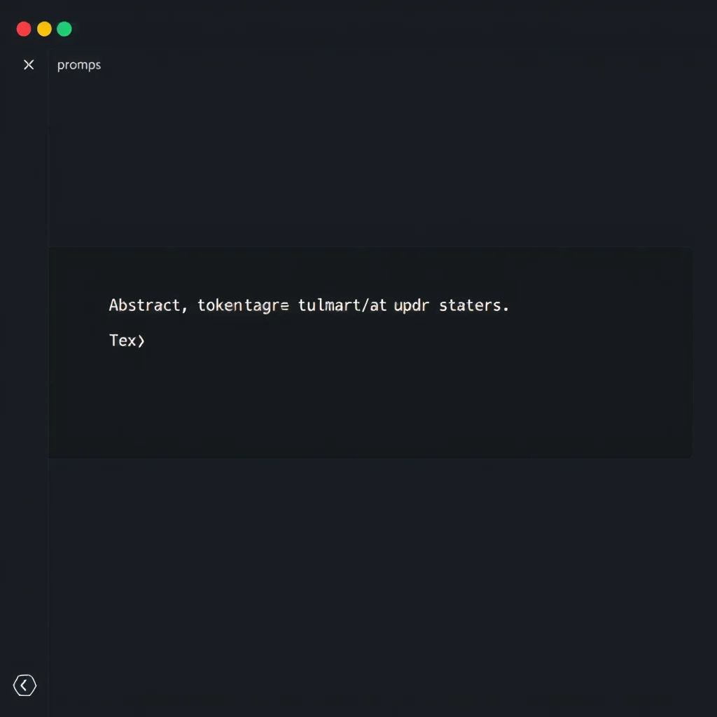 Porno ia anal: prompt editor showing abstract token tags on a dark ui (ilustracao)
