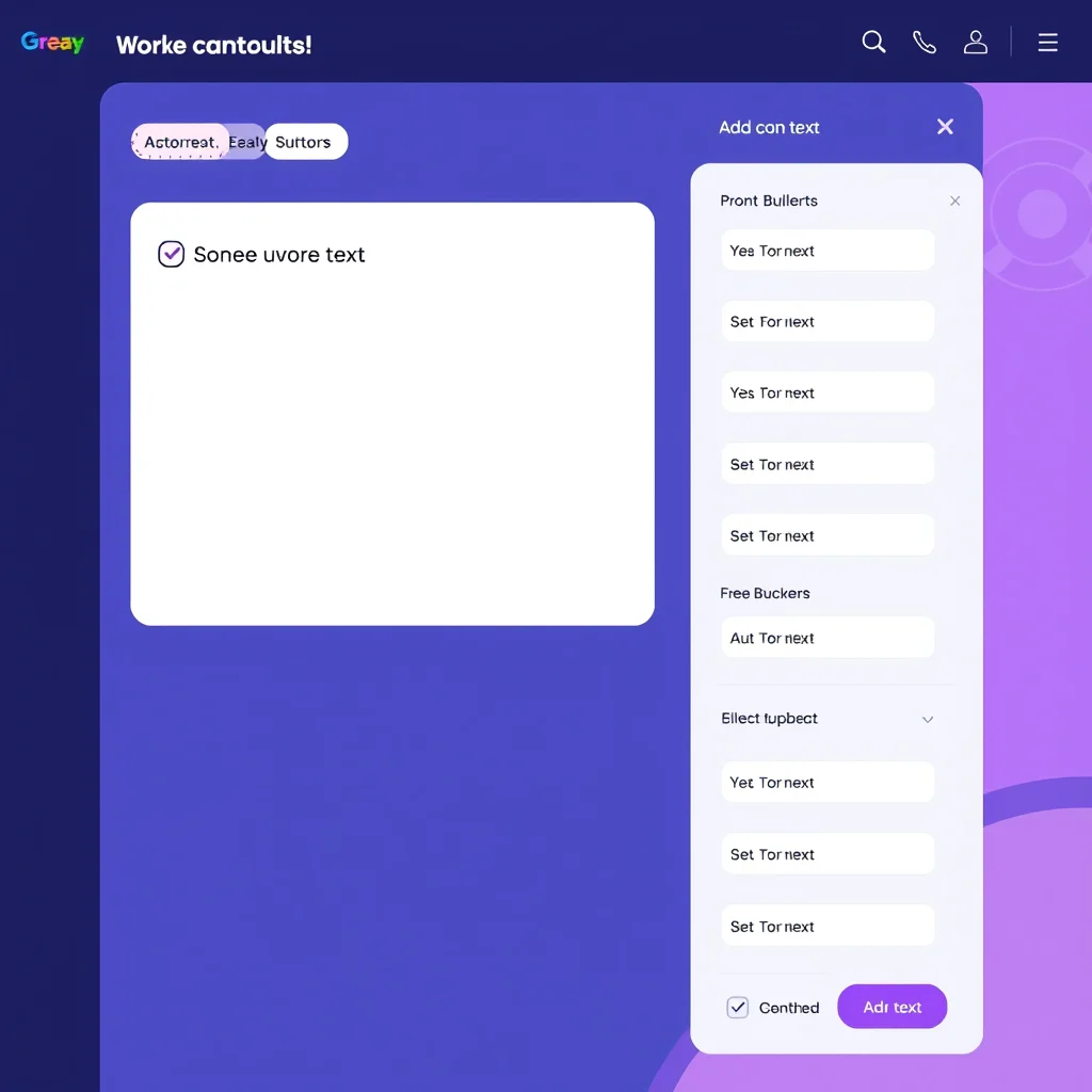 Porno ia trans: abstract prompt builder with checkbox options for inclusivity, dark ui (ilustracao)