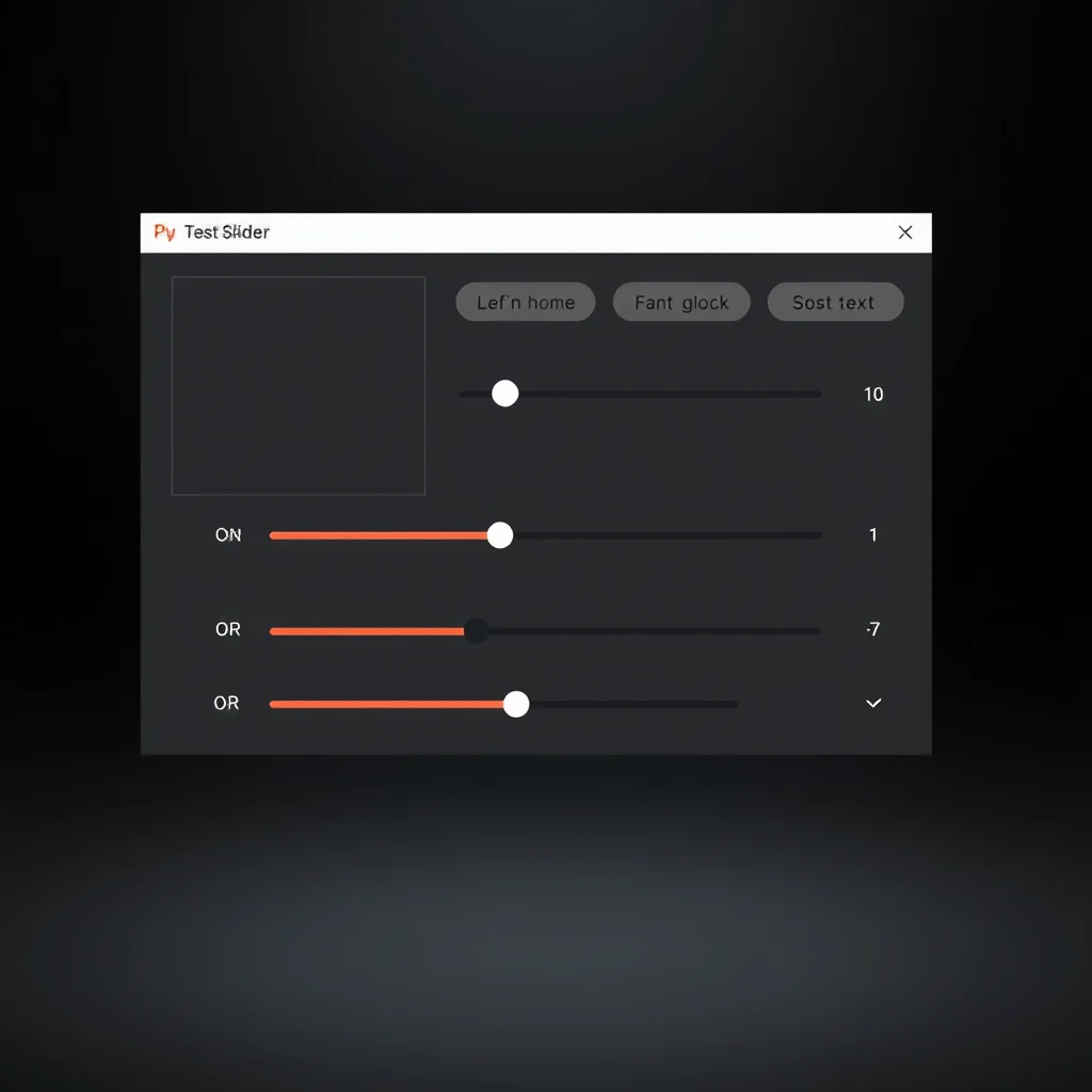 Jogo ia porno: character customisation panel with abstract sliders (ilustracao)