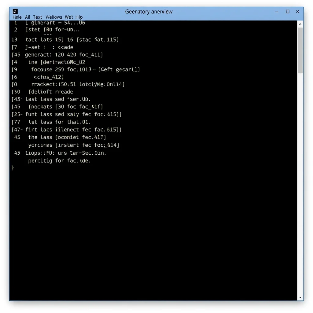 Runpod tutorial portugues: terminal window with command lines launching a generator on a dark interface (ilustracao)