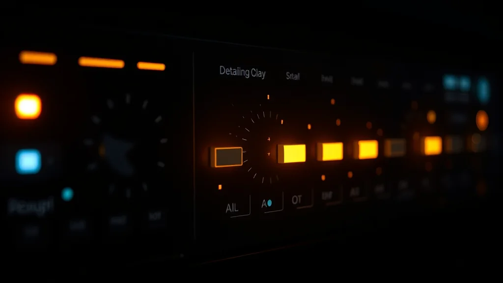 Per-region denoise sliders on a dark detailing panel, glowing