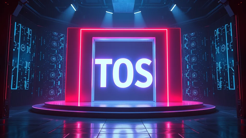 Platform TOS gate with a glowing approval stamp, concept