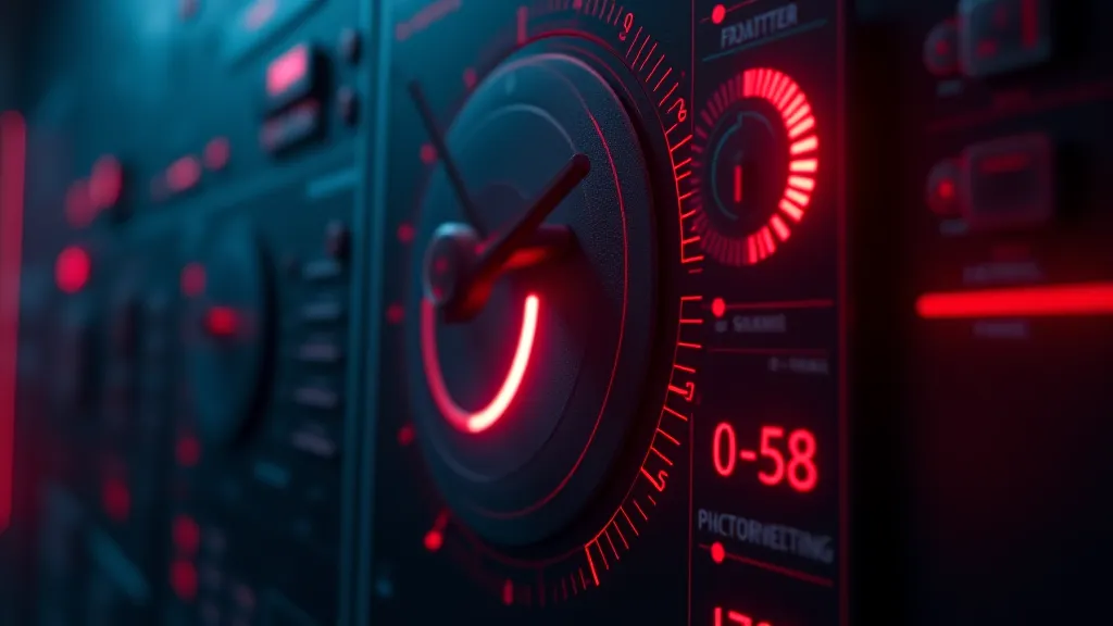 Realism dial and price tag on a dark comparison panel, neon nodes