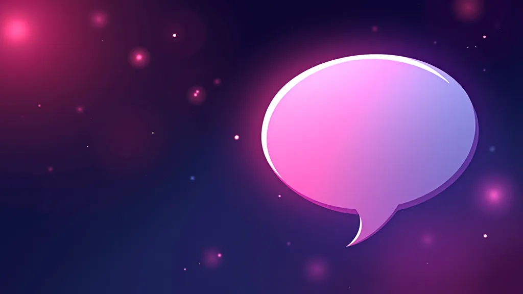 Anime art style palette beside a chat bubble