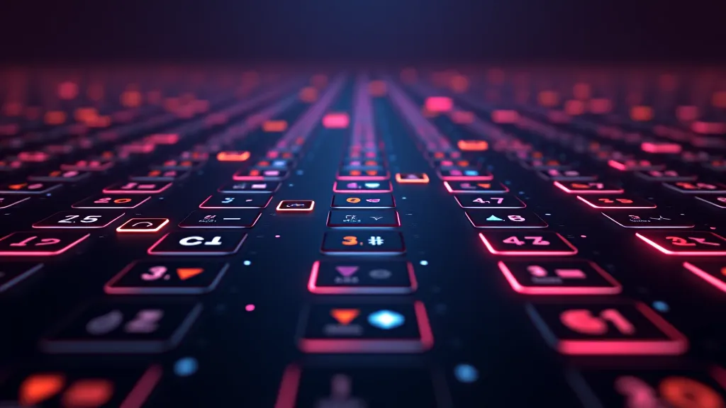 Ranked grid of glowing anime app tiles on dark background