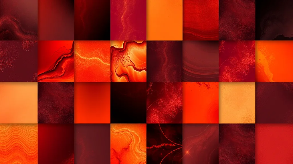 A grid of contrasting art style swatch tiles, abstract concept