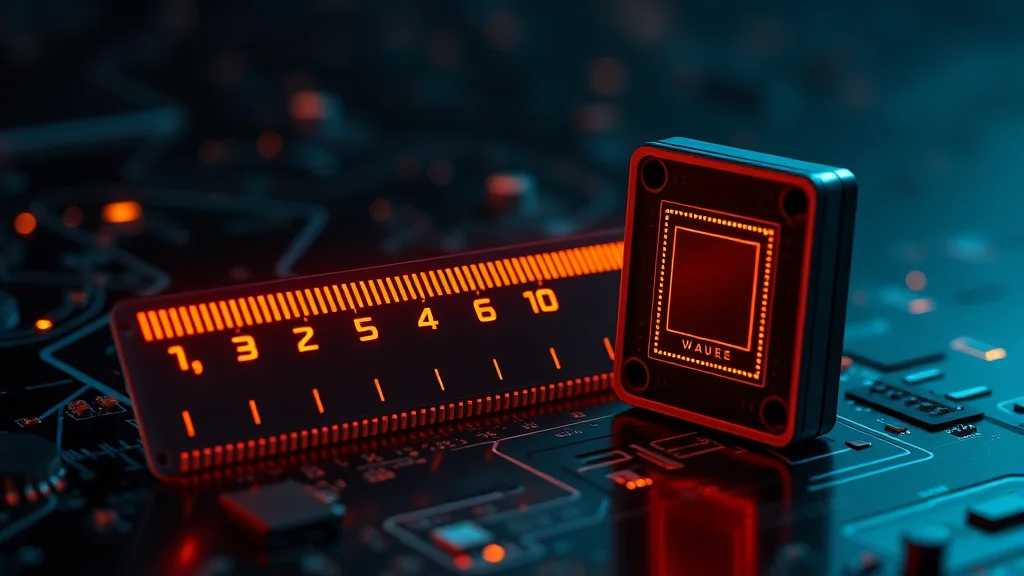 VRAM gauge beside lightweight model chips, glowing dark UI abstract