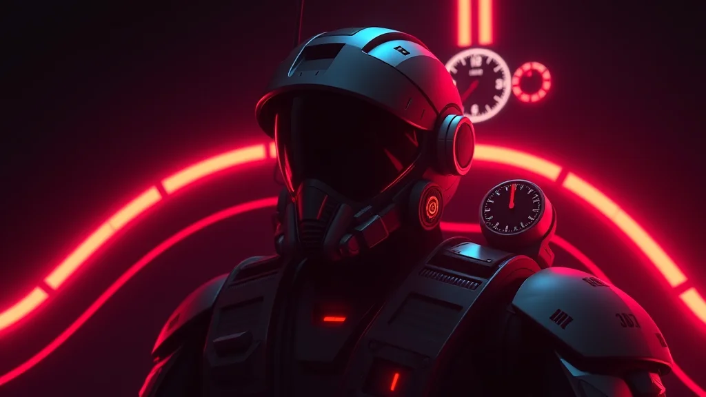 mecha pilot generator concept illustration