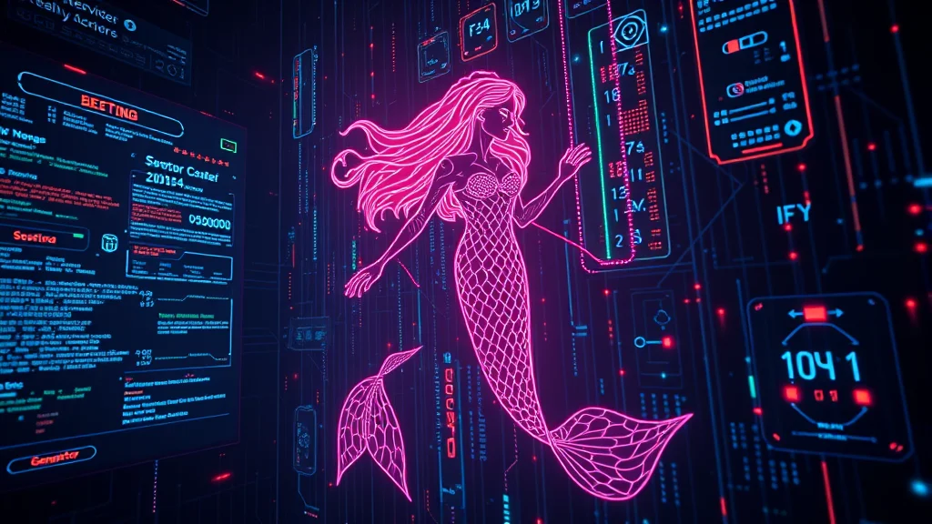 mermaid generator concept illustration
