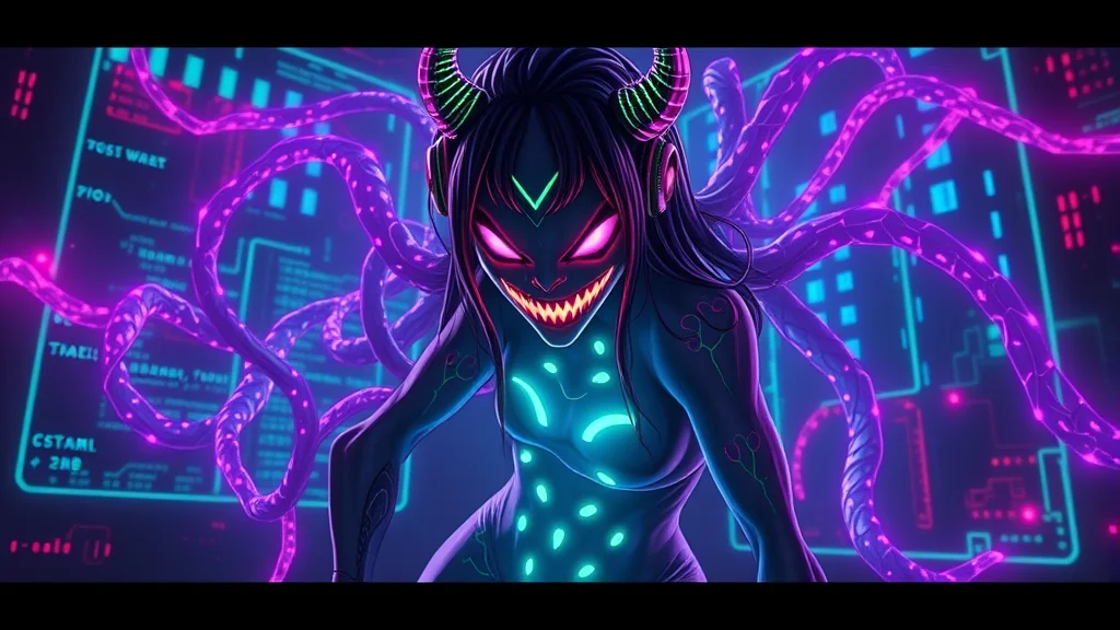 monster girl generator lamia harpy slime concept illustration