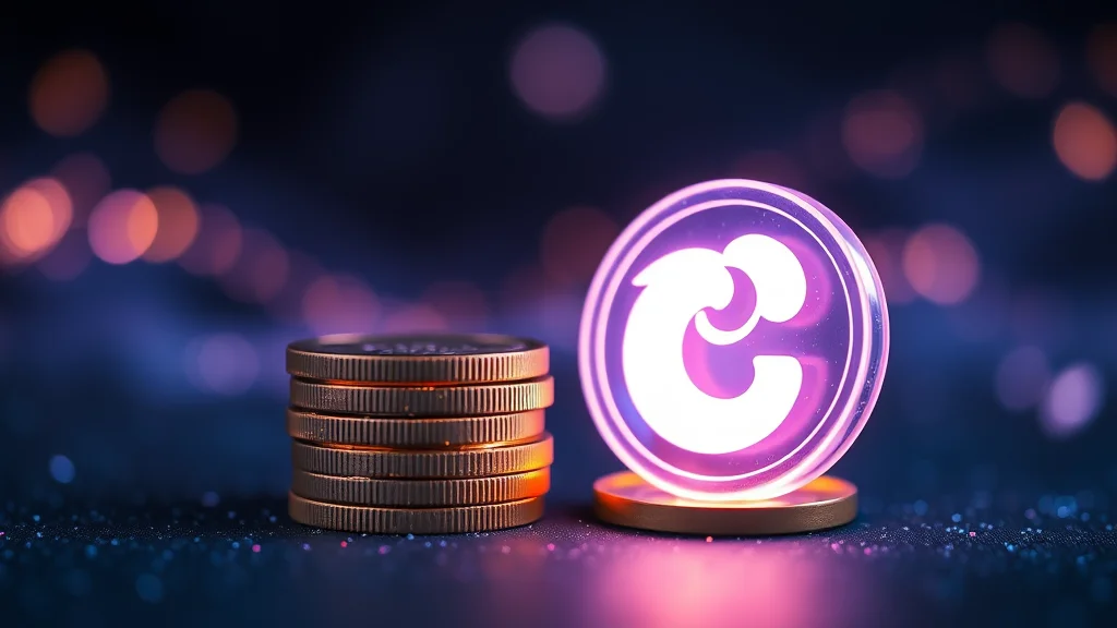 A free browser tool icon beside a small coin stack, glowing