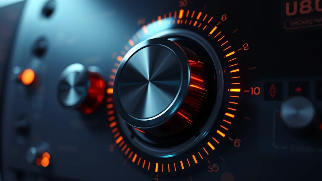 Control weight dial and preprocessor nodes feeding a render frame, glowing concept