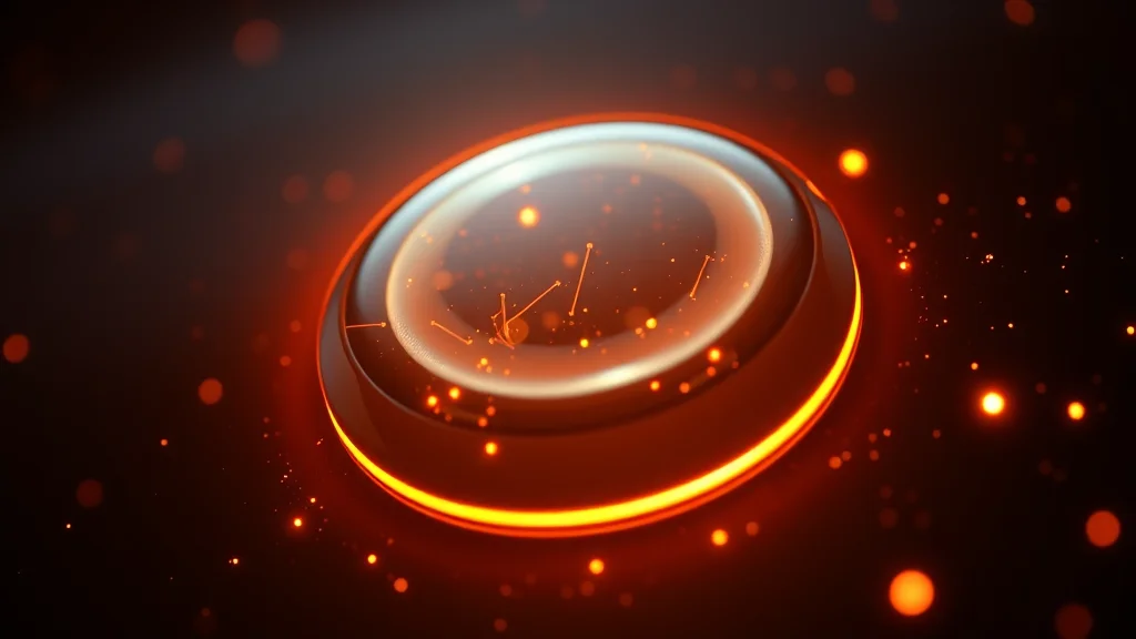 A single big one-click button producing a render, glowing on dark