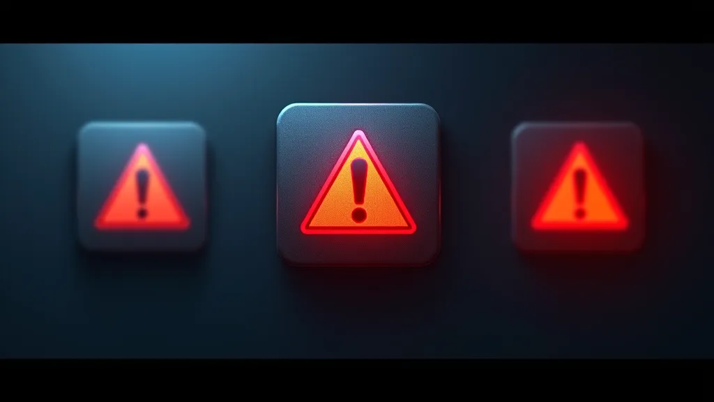 Hidden-catch warning icons near message caps