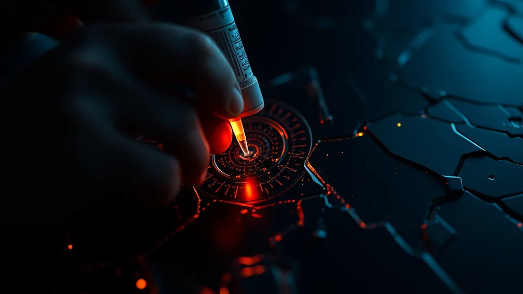 A tile control pass injecting micro detail, glowing on dark