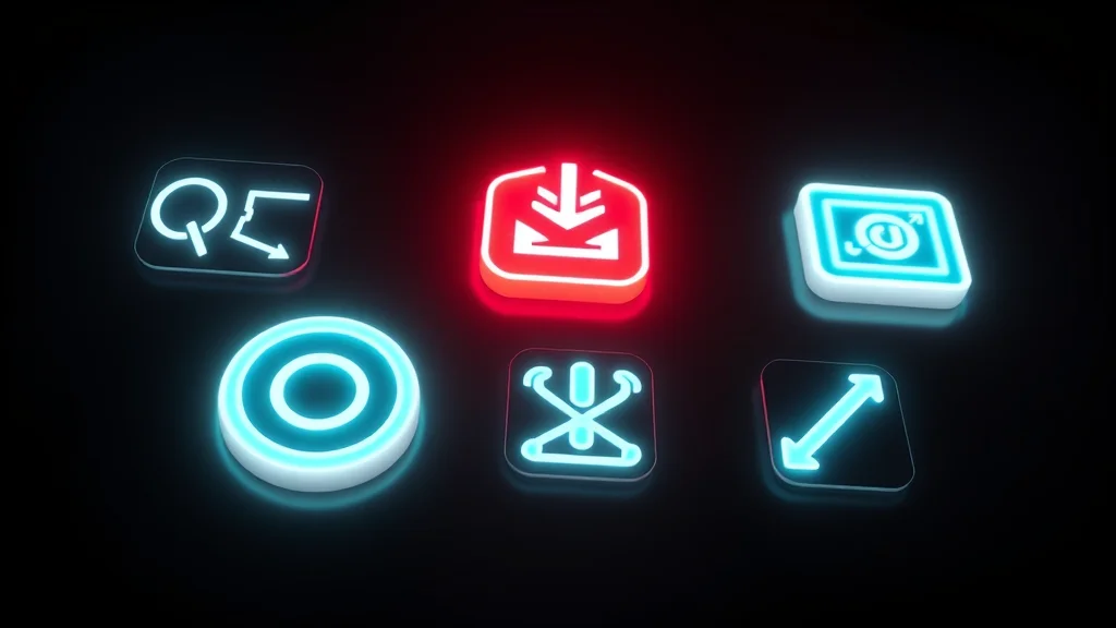 Quick-win upgrade icons (prompt, model, upscale) glowing on dark
