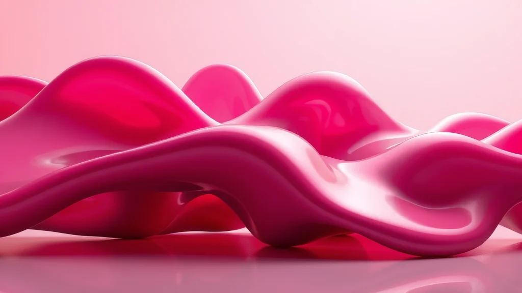 Glossy 3D rendered abstract forms with studio lighting, concept art
