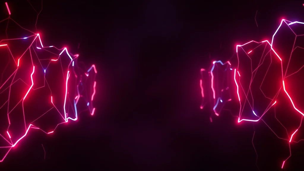 A first prompt turning into a clean render frame, neon nodes on dark