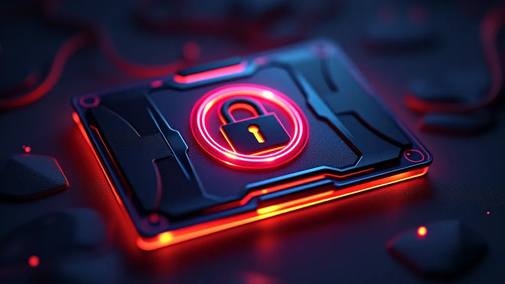 Fan platform card with a glowing unlock badge, concept on dark
