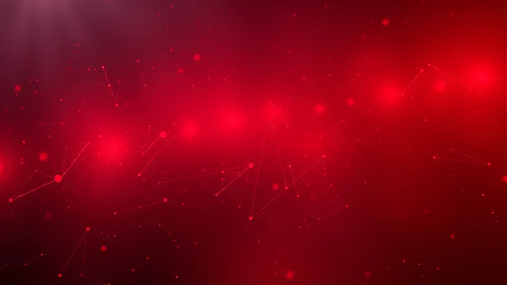 A vintage halftone print swatch in rouge tones, glowing on dark