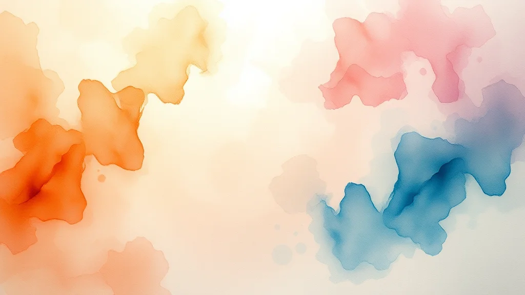 Soft watercolor washes blending into paper, abstract concept