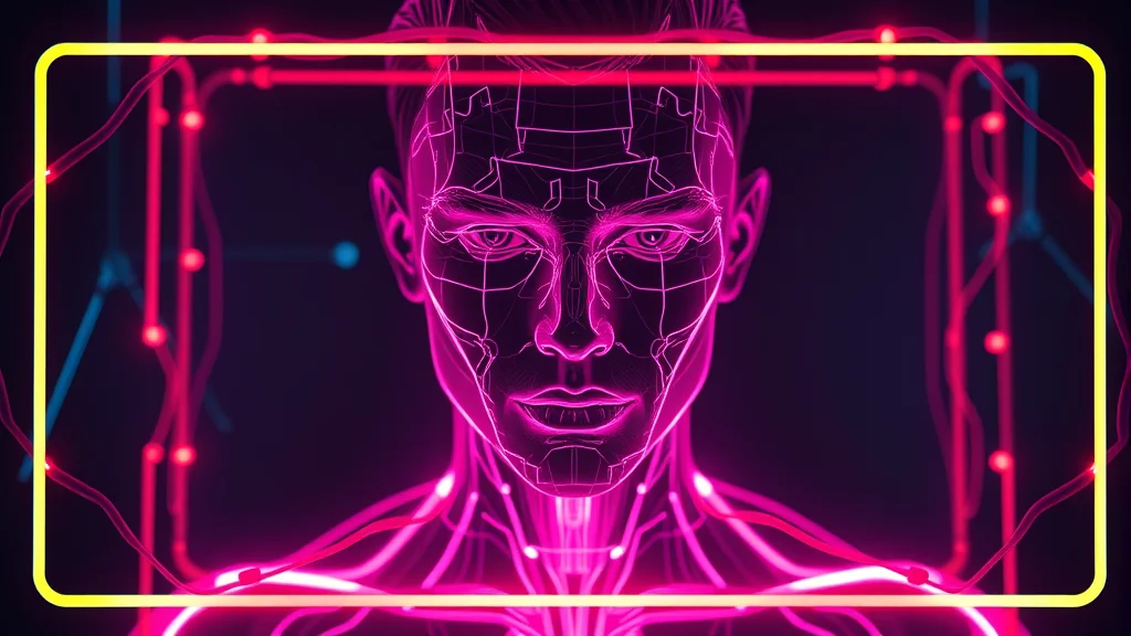 A consistency meter locking a face and body across frames, neon nodes