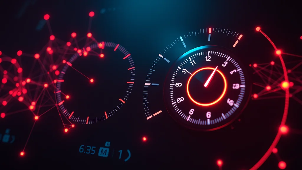 A quality dial comparing two creative paths, neon nodes on dark