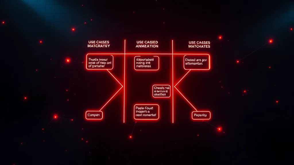 A decision matrix mapping use cases to three methods, neon nodes on dark