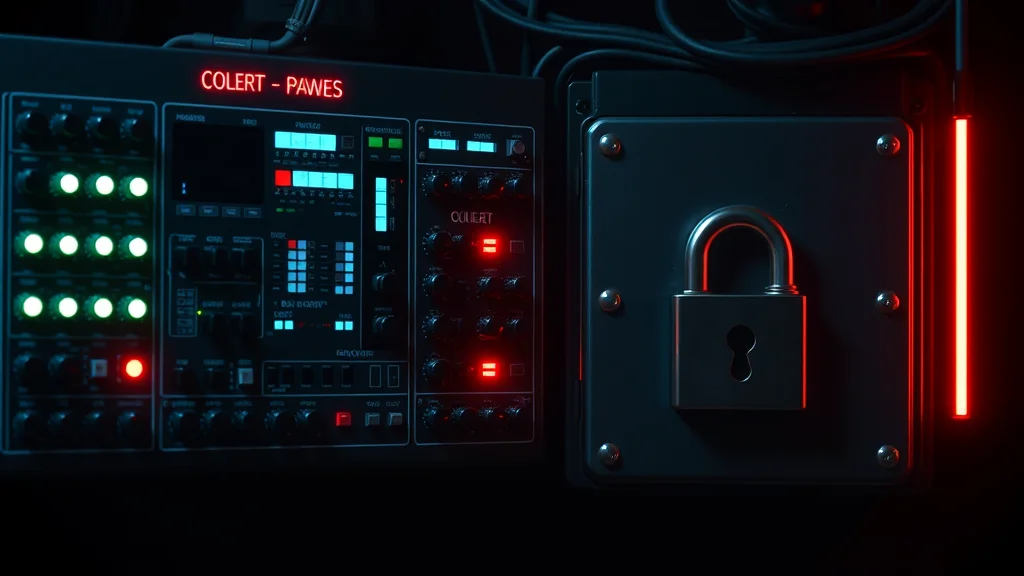 A control panel versus a locked box, neon nodes on dark