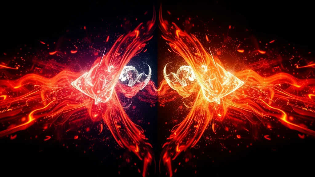 Watermarked versus clean export frame split, abstract concept