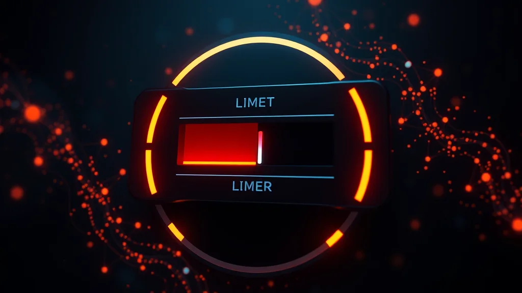 Free limit meter on a web app panel, glowing nodes on dark