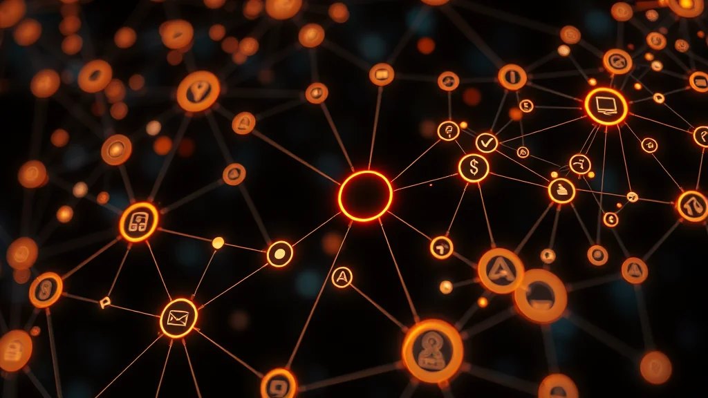 A web of term nodes (checkpoint, LoRA, VAE) with icon meanings, abstract concept