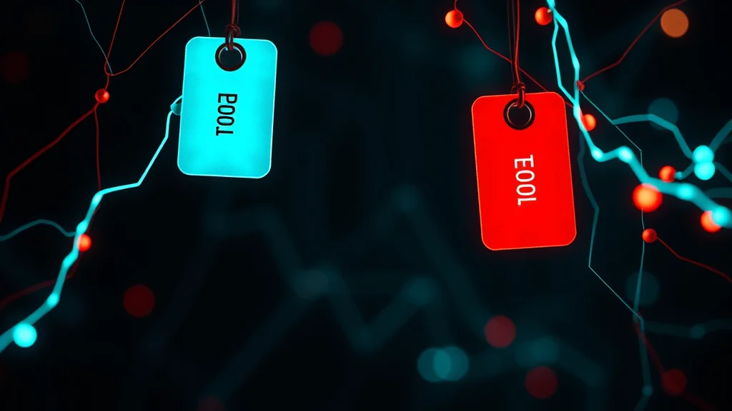 Conflicting tags resolving into a clean ordered prompt, neon nodes