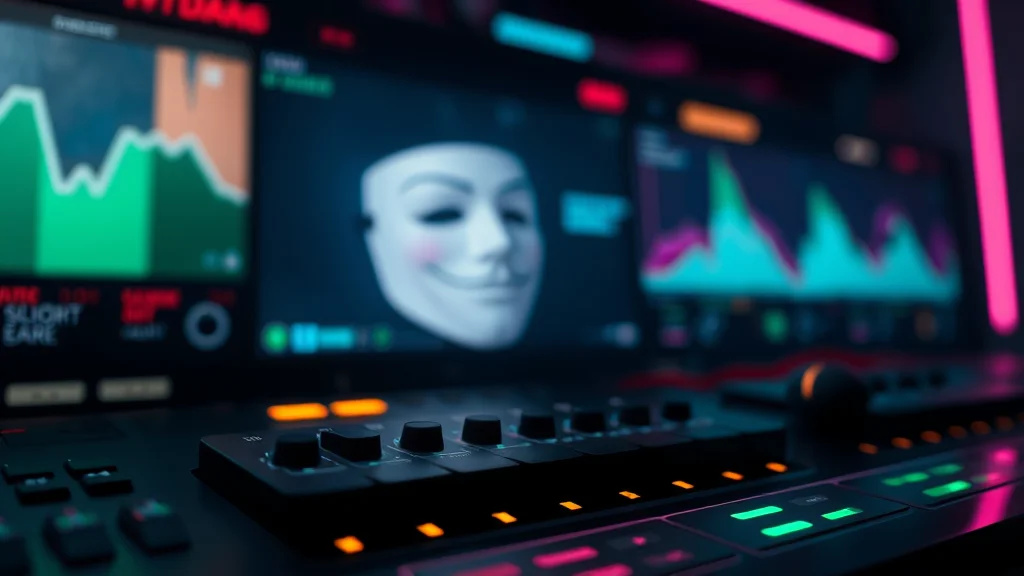 Mask blur and padding controls on a dark editing panel, neon nodes