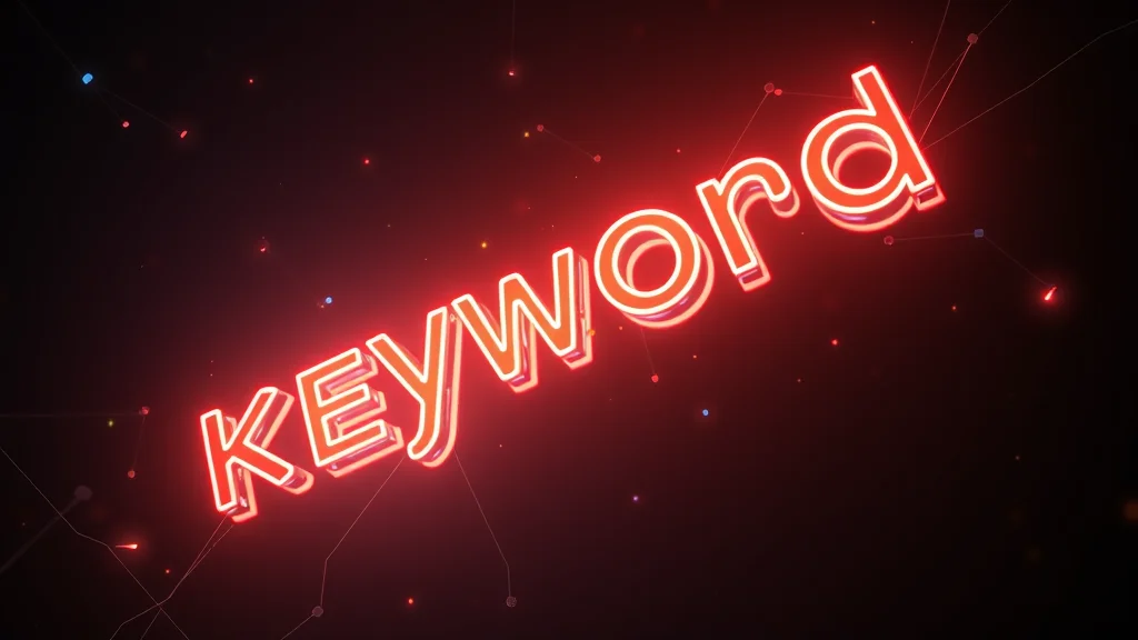 Lighting keyword tokens feeding a render frame, neon nodes on dark