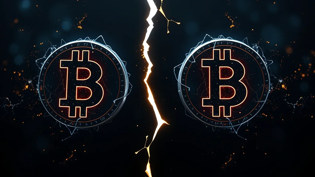 A BREAK separator splitting two token groups, glowing on dark