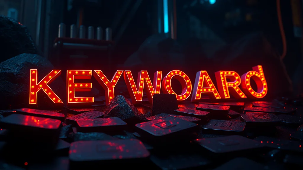 Setting keyword tokens building an environment layer, neon nodes on dark