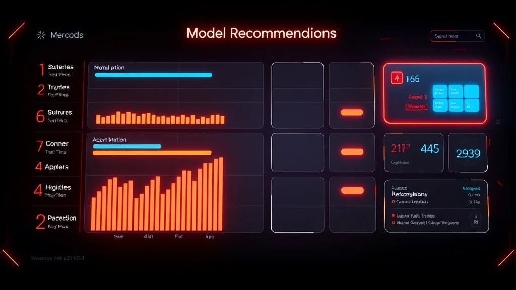 model recommendation quiz concept illustration