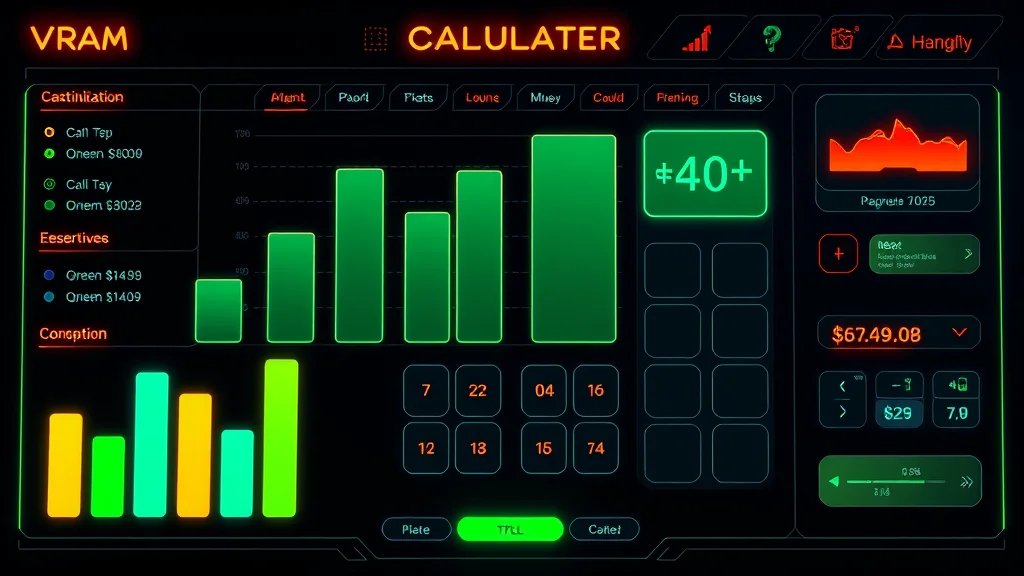 vram calculator concept illustration