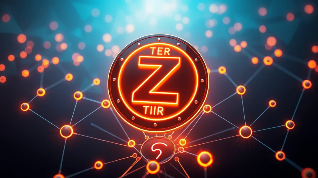 A zero-cost token symbol over open access, neon nodes on dark