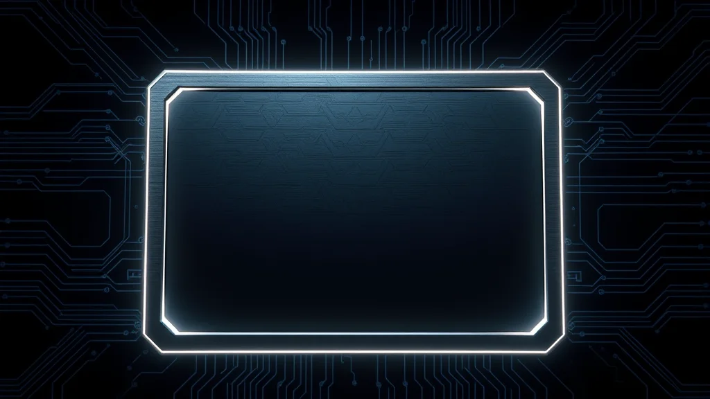 A sleek silver compute block rendering a frame, glowing on dark